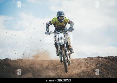 Motocross Landesmeisterschaft in Österreich (Mai 2025) Stockfoto