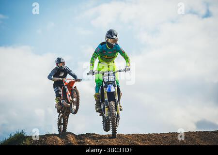 Motocross Landesmeisterschaft in Österreich (Mai 2025) Stockfoto