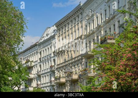 Altbauten, Planufer, Kreuzberg, Berlin, Deutschland Stockfoto