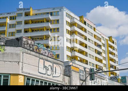 Sozialwohnungen, Kreuzberger Zentrum, Kottbusser Tor, Kreuzberg, Berlin, Deutschland Stockfoto