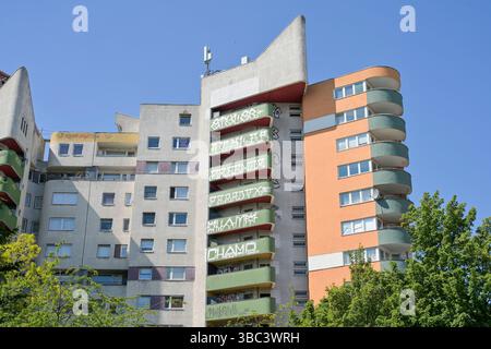 Sozialwohnungen, Kreuzberger Zentrum, Kottbusser Tor, Kreuzberg, Berlin, Deutschland Stockfoto