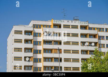 Sozialwohnungen, Kreuzberger Zentrum, Kottbusser Tor, Kreuzberg, Berlin, Deutschland Stockfoto