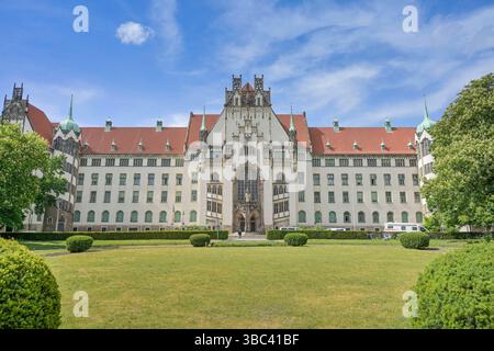 Amtsgericht Wedding, Brunnenplatz, Gesundbrunnen, Mitte, Berlin, Deutschland *** Amtsgericht Wedding, Brunnenplatz, Gesundbrunnen, Mitte, Berlin, Deutschland Stockfoto