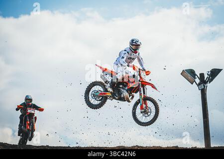 Motocross Landesmeisterschaft in Österreich (Mai 2025) Stockfoto