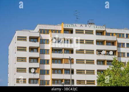 Sozialwohnungen, Kreuzberger Zentrum, Kottbusser Tor, Kreuzberg, Berlin, Deutschland *** Sozialwohnungen, Kreuzberg Zentrum, Kottbusser Tor, Kreuzberg, Berlin, Deutschland Stockfoto