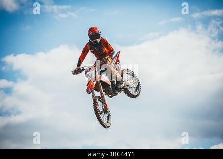 Motocross Landesmeisterschaft in Österreich (Mai 2025) Stockfoto