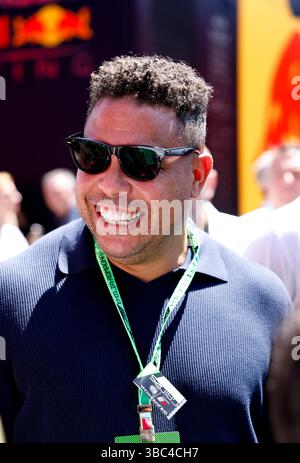 Imola, Italien. Mai 2025. Ronaldo Luis Nazario de Lima (BRA), Grand Prix F1 von Emilia-Romagna beim Autodromo Internazionale Enzo e Dino Ferrari am 18. Mai 2025 in Imola, Italien. (Foto von HOCH ZWEI) Credit: dpa/Alamy Live News Stockfoto