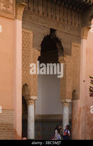 Marokko, Marrakesch, Saadische Gräber, Stockfoto