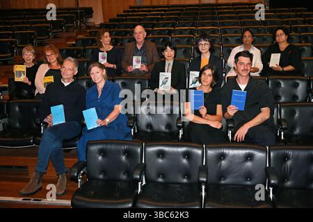 LONDON, GROSSBRITANNIEN. Mai 2025. Autoren des International Booker Prize 2025 Leseveranstaltungen in der Shortlist im Purcell Room in der Queen Elizabeth Hall, London, Großbritannien. (Foto von 李世惠/siehe Li/Picture Capital) Credit: Siehe Li/Picture Capital/Alamy Live News Stockfoto