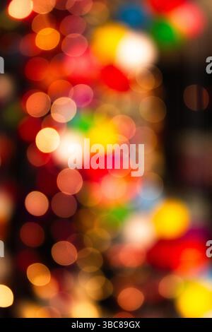 Abstraktes Bokeh der bunten Lichter Stockfoto