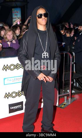 Chipmunk bei den MOBO Awards 2009 beim SECC in Glasgow am 30. September 2009 Stockfoto