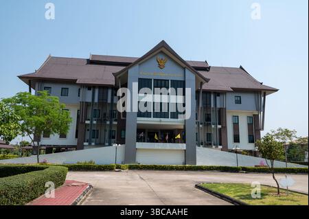 Büro der obersten Justizregion V in Chiang Mai – Thailands zweitgrößte Stadt im Norden Thailands nach Bangkok, Thailands Hauptstadt. Stockfoto