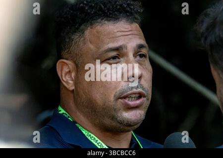 Imola, Italien, 18. Mai 2025, Ronaldo, Fußballspieler beim Großen Preis der Emilia Romagna 2025, der in Imola, Italien stattfindet. Quelle: Michael Potts/Alamy Live News Stockfoto