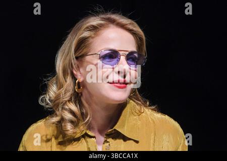 Turin, Italien. Mai 2025. Buchmesse Turin, Claudia Gerini Credit: Unabhängige Fotoagentur/Alamy Live News Stockfoto