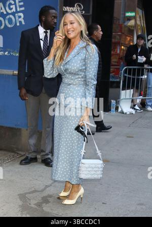 New York, NY 19. Mai 2025: Sarah Jessica Parker auf Good Morning America, um über die neue Staffel von und einfach so zu sprechen. In New York. Mai 2025 Credit: RW/Mediapunch Credit: MediaPunch Inc/Alamy Live News Stockfoto