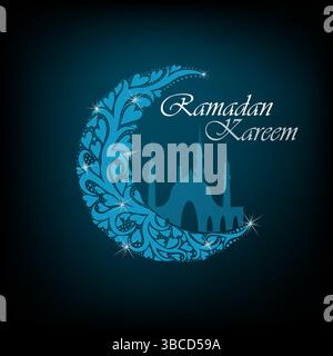 Ramadan Karim Arabisch. Ramadan Kareem Urlaub. Handzeichnung. Nicht AI, Vektorillustration Stock Vektor