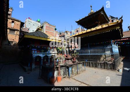 Wakupati Narayan Tempel in Bhaktapur, Nepal. Stockfoto