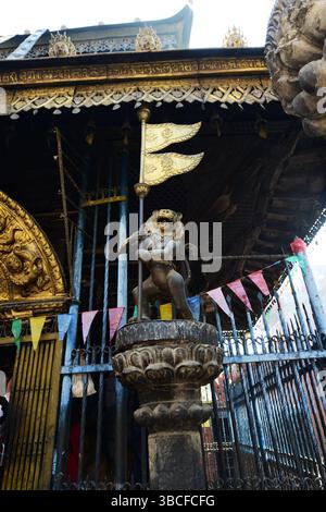 Wakupati Narayan Tempel in Bhaktapur, Nepal. Stockfoto