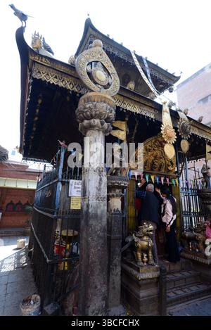 Wakupati Narayan Tempel in Bhaktapur, Nepal. Stockfoto