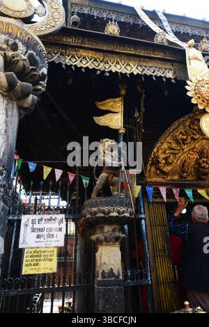 Wakupati Narayan Tempel in Bhaktapur, Nepal. Stockfoto