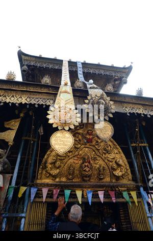 Wakupati Narayan Tempel in Bhaktapur, Nepal. Stockfoto