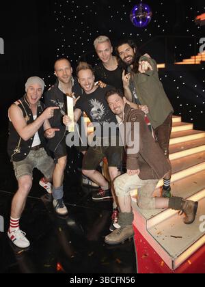 Neue Volksmusikband Voxxclub nach ARD-TV-Show Stockfoto