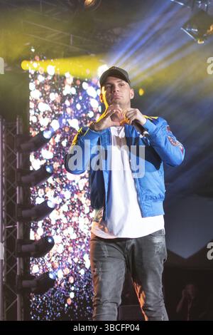 DORTMUND, 1. Dezember 2018: Pietro Lombardi auf dem Nickelodeon Slimefest 2018, Europa Stockfoto