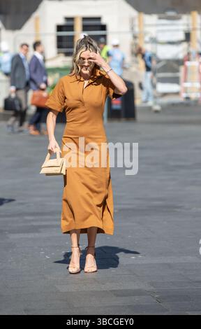 London, England, Großbritannien. Mai 2025. Ashley Roberts, Leaves Global Radio Credit: Richard Lincoln/Alamy Live News Stockfoto