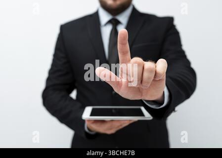 Vorstellung Von Ideen Für Neue Technologien Zur Diskussion Technologischer Verbesserungen Stockfoto