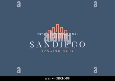Bridge Construction Logo Corporation und Business Company Design Template Stock Vektor