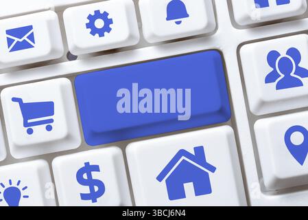 Herunterladen Von Online-Dateien Und -Daten, Hochladen Von Programmiercodes Stockfoto