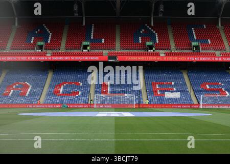 Selhurst Park, Selhurst, London, Großbritannien. Mai 2025. Premier League Football, Crystal Palace versus Wolverhampton Wanderers; ein allgemeiner Blick ins Stadion Credit: Action Plus Sports/Alamy Live News Stockfoto