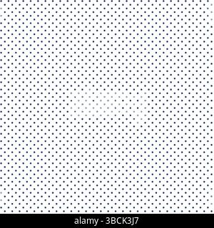 Blaues Polka Dot Muster: Klassisches und modernes Design, weißer Hintergrund mit blauen Punkten: Vielseitige Texturen und Grafiken, nahtlose blaue und weiße Polka. Stock Vektor