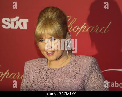 Die irische Sängerin Maite Kelly vor der 25. Jose Carreras Gala am 12. Dezember 2019 in Leipzig, die irische Sängerin Maite Kelly vor der 25. Jose Stockfoto