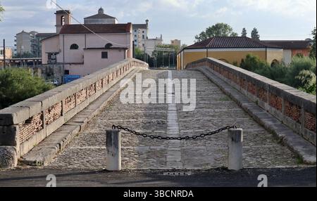 Benevento - Ponte Leproso da Via Santa Clementina Stockfoto