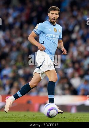 Manchester, Großbritannien. Mai 2025. Ruben Dias von Manchester City während des Spiels Manchester City gegen AFC Bournemouth Premier League im Etihad Stadium, Manchester. Der Bildnachweis sollte lauten: Andrew Yates/Sportimage Credit: Sportimage Ltd/Alamy Live News Stockfoto