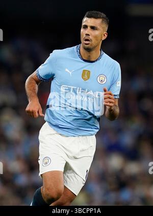 Manchester, Großbritannien. Mai 2025. Rodri von Manchester City während des Spiels Manchester City gegen AFC Bournemouth Premier League im Etihad Stadium, Manchester. Der Bildnachweis sollte lauten: Andrew Yates/Sportimage Credit: Sportimage Ltd/Alamy Live News Stockfoto