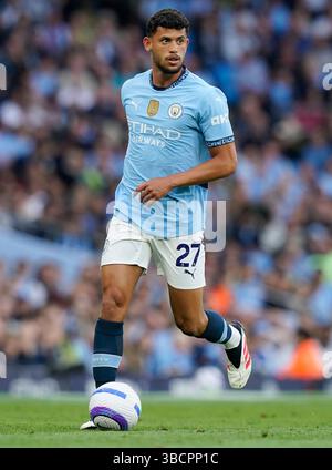 Manchester, Großbritannien. Mai 2025. Matheus Nunes aus Manchester City während des Spiels Manchester City gegen AFC Bournemouth Premier League im Etihad Stadium in Manchester. Der Bildnachweis sollte lauten: Andrew Yates/Sportimage Credit: Sportimage Ltd/Alamy Live News Stockfoto