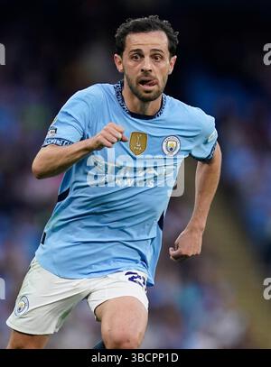 Manchester, Großbritannien. Mai 2025. Bernardo Silva von Manchester City während des Spiels Manchester City gegen AFC Bournemouth Premier League im Etihad Stadium, Manchester. Der Bildnachweis sollte lauten: Andrew Yates/Sportimage Credit: Sportimage Ltd/Alamy Live News Stockfoto