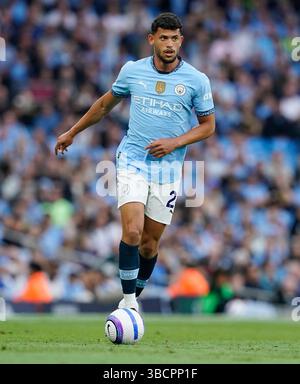 Manchester, Großbritannien. Mai 2025. Matheus Nunes aus Manchester City während des Spiels Manchester City gegen AFC Bournemouth Premier League im Etihad Stadium in Manchester. Der Bildnachweis sollte lauten: Andrew Yates/Sportimage Credit: Sportimage Ltd/Alamy Live News Stockfoto