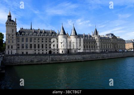 Palais de Justice und seine, Paris, Frankreich. Stockfoto