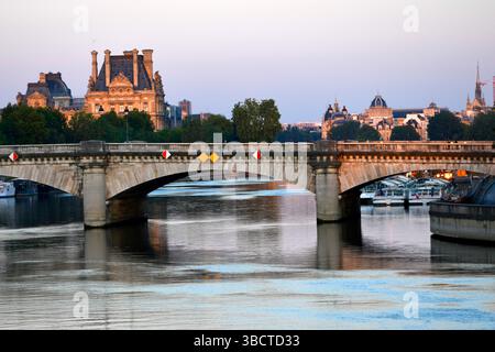 Seine in Paris, Frankreich, Europa. Stockfoto