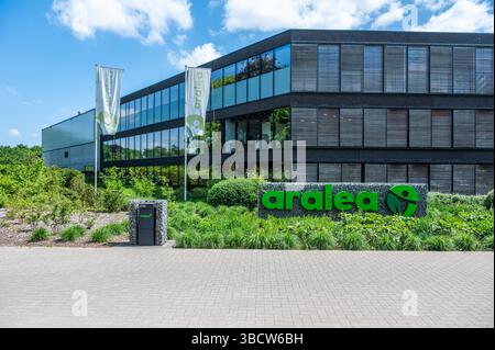 Aralea Unternehmen für grüne Infrastruktur in Brasschaat, Antwerpen, Belgien 16. Mai 2025 Stockfoto