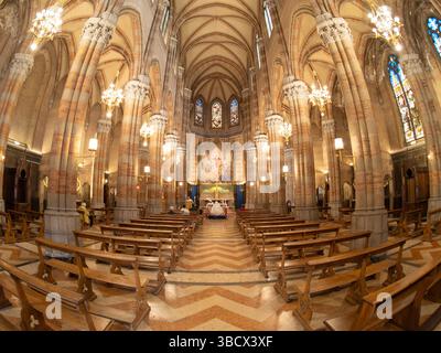 Chiesa Sacro Cuore del Suffragio, gotische Kirche im Stil des Revivals in Rom, Italien Stockfoto