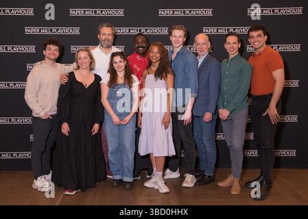 Ny. Mai 2025. Jared Goldsmith, Haven Burton, Graham Rowat, Aubrey Matalon, Kyle Parker Taylor, Hillary Fisher, Mark Doyle, Christopher Gurr, Sean Patrick Doyle, Nick Cortazzo Inside für Disney's THE LITTLE MERMAID Press Junket, New 42nd Street Studios, New York, NY, 21. Mai 2025. Quelle: Simon Lindenblatt/Everett Collection/Alamy Live News Stockfoto