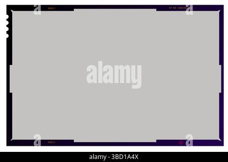 Vintage 4x5 Zoll Mittelformat-Kamerabildfilm Stockfoto