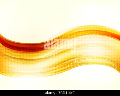 Dekoratives, wunderschönes Wellendesign Stock Vektor