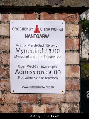 Nantgarw China arbeitet in Natgarw South Wales UK Stockfoto