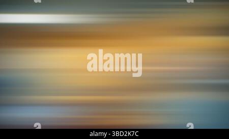 Abstrakter Bewegungsunschärfe Hintergrund mit warmen Tönen horizontalen Linien Stockfoto