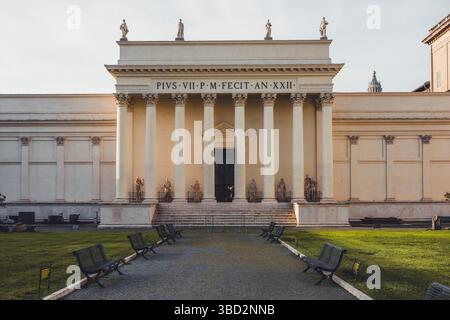 Vatikanische Museen, achteckiger Innenhof Stockfoto